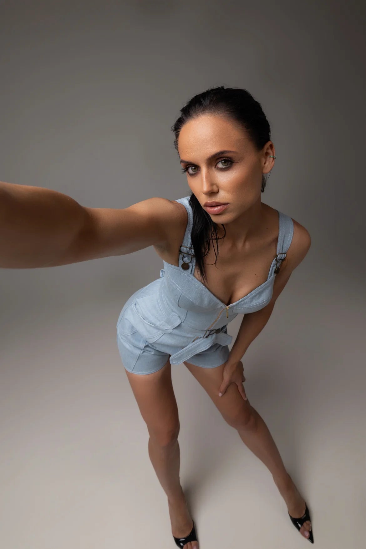 Комбінезон Africa корсетний з рельєфними швами — Bustier Brand