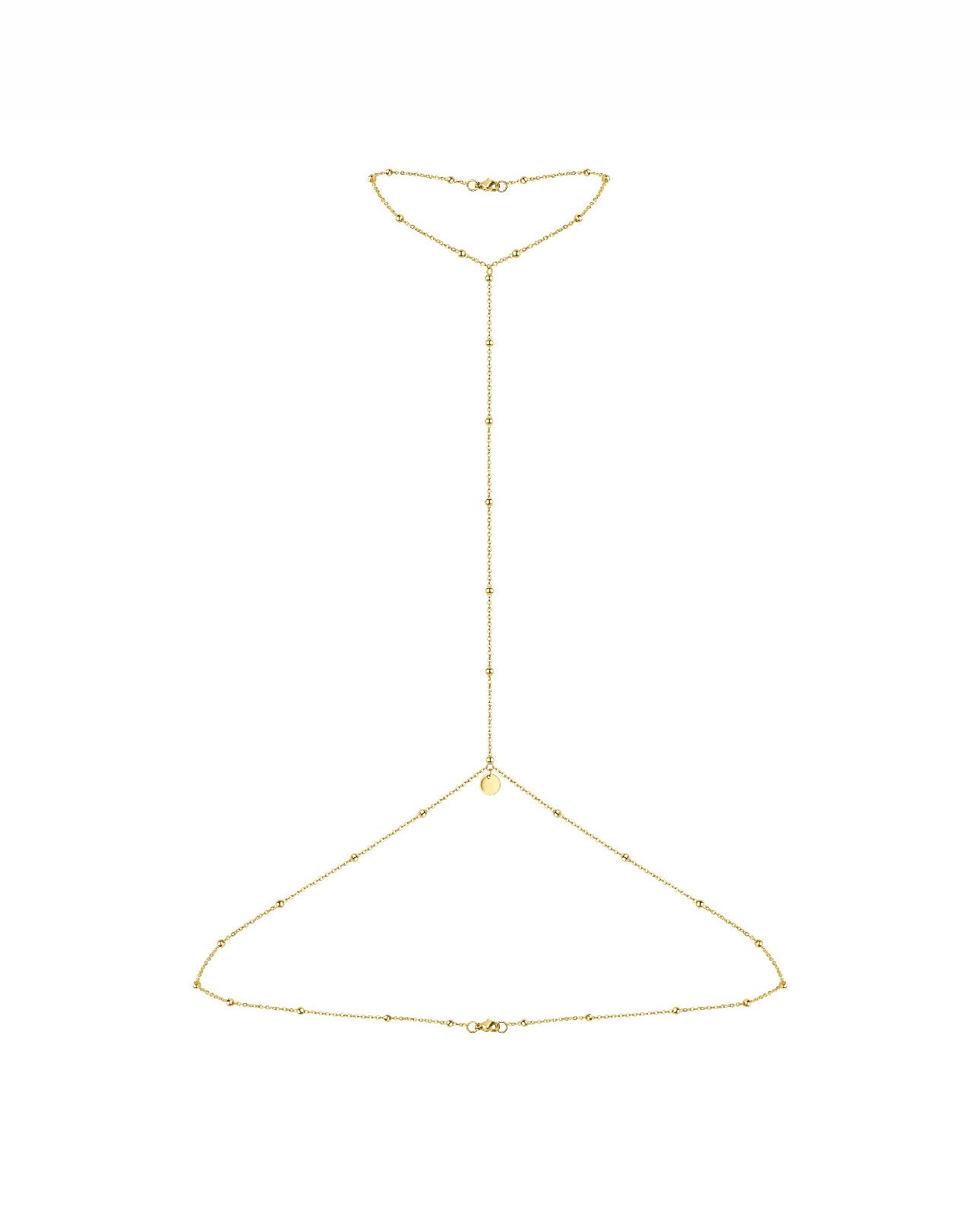 Body chain MINIMAL gold-colored