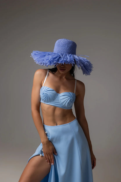 Ліф Rose з драпірованими чашками у формі троянд — Bustier Brand