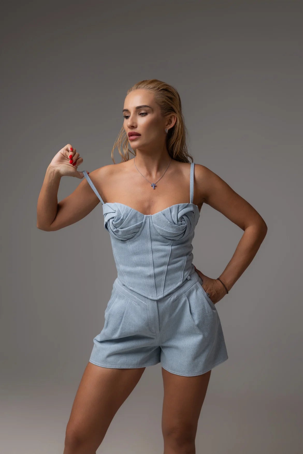 Шорти SUMMER з деніму міні — Bustier Brand