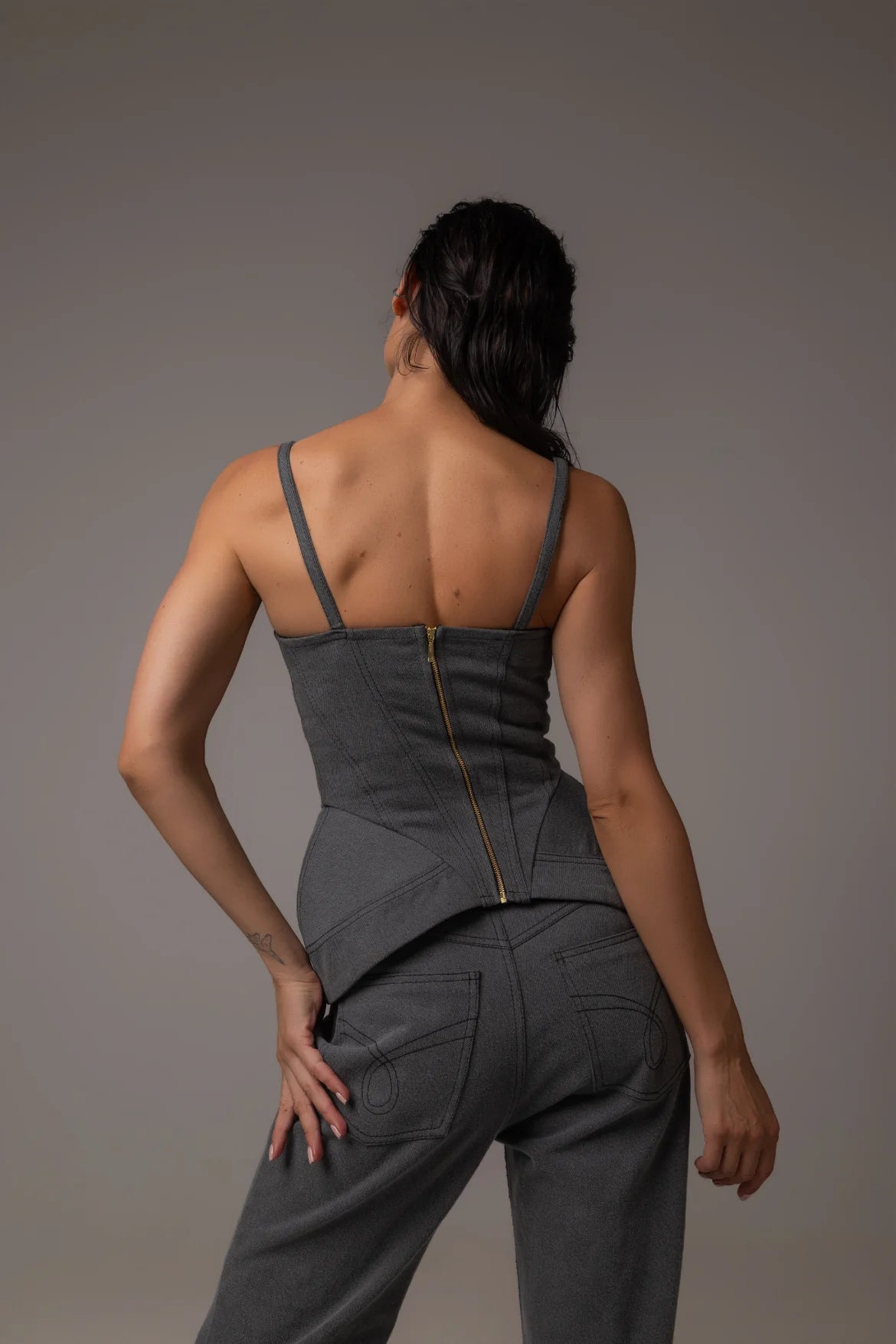 Корсет MOON з деніму — Bustier Brand
