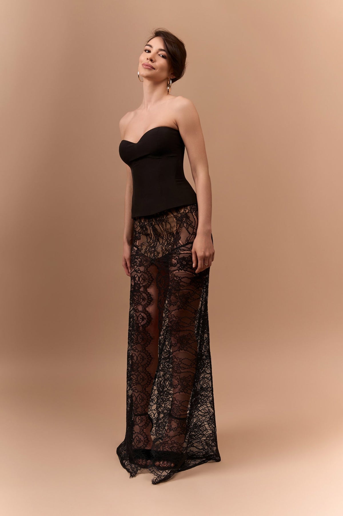 Корсет ANGELICA із гладкої щільної тканини — Bustier Brand