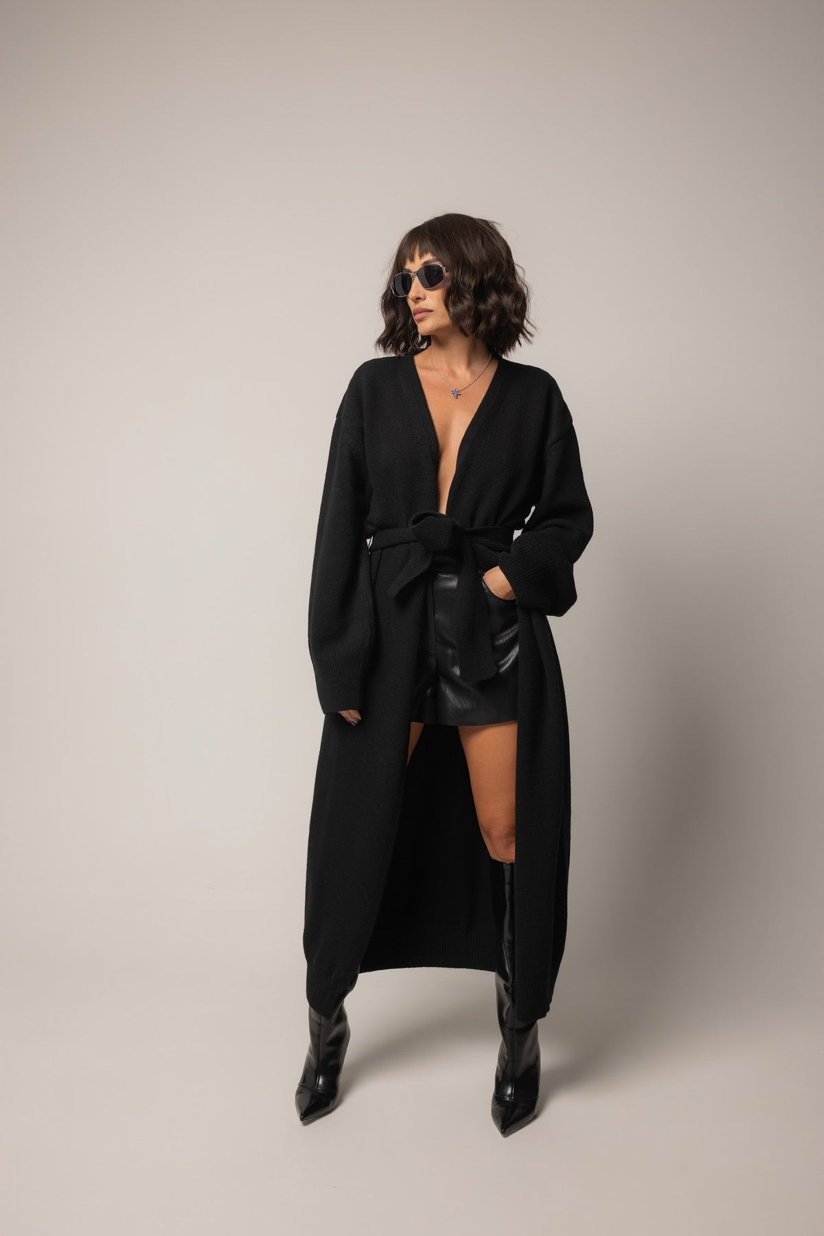 Довгий в’язаний кардиган COZY — Bustier Brand