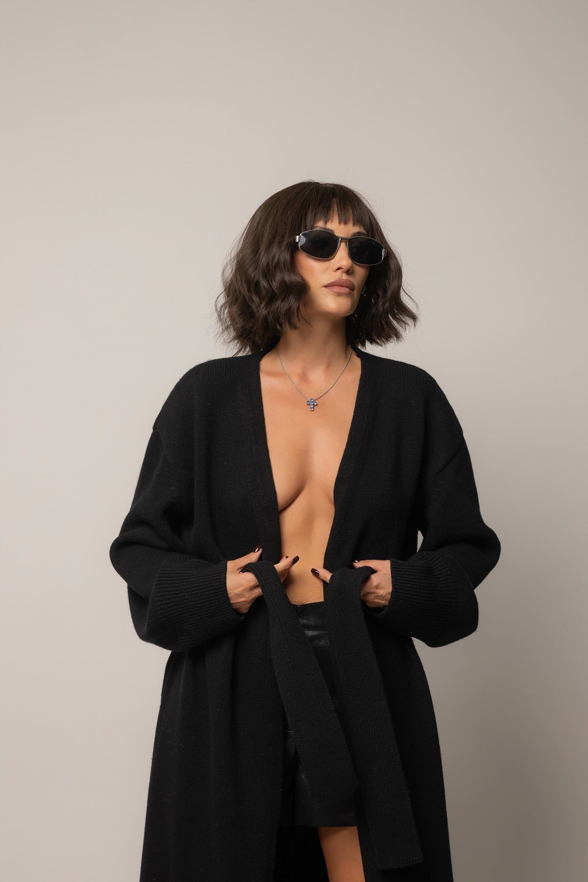 Довгий в’язаний кардиган COZY — Bustier Brand