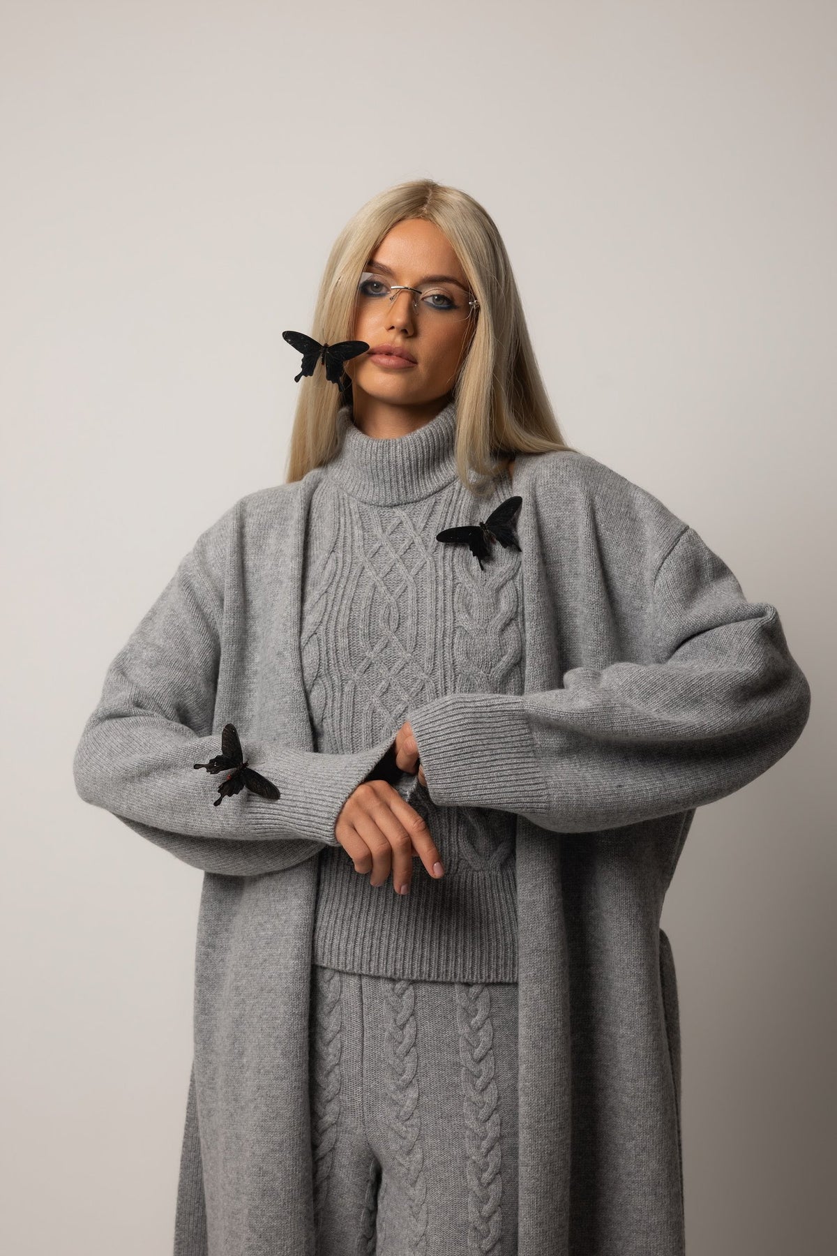Довгий в’язаний кардиган COZY — Bustier Brand
