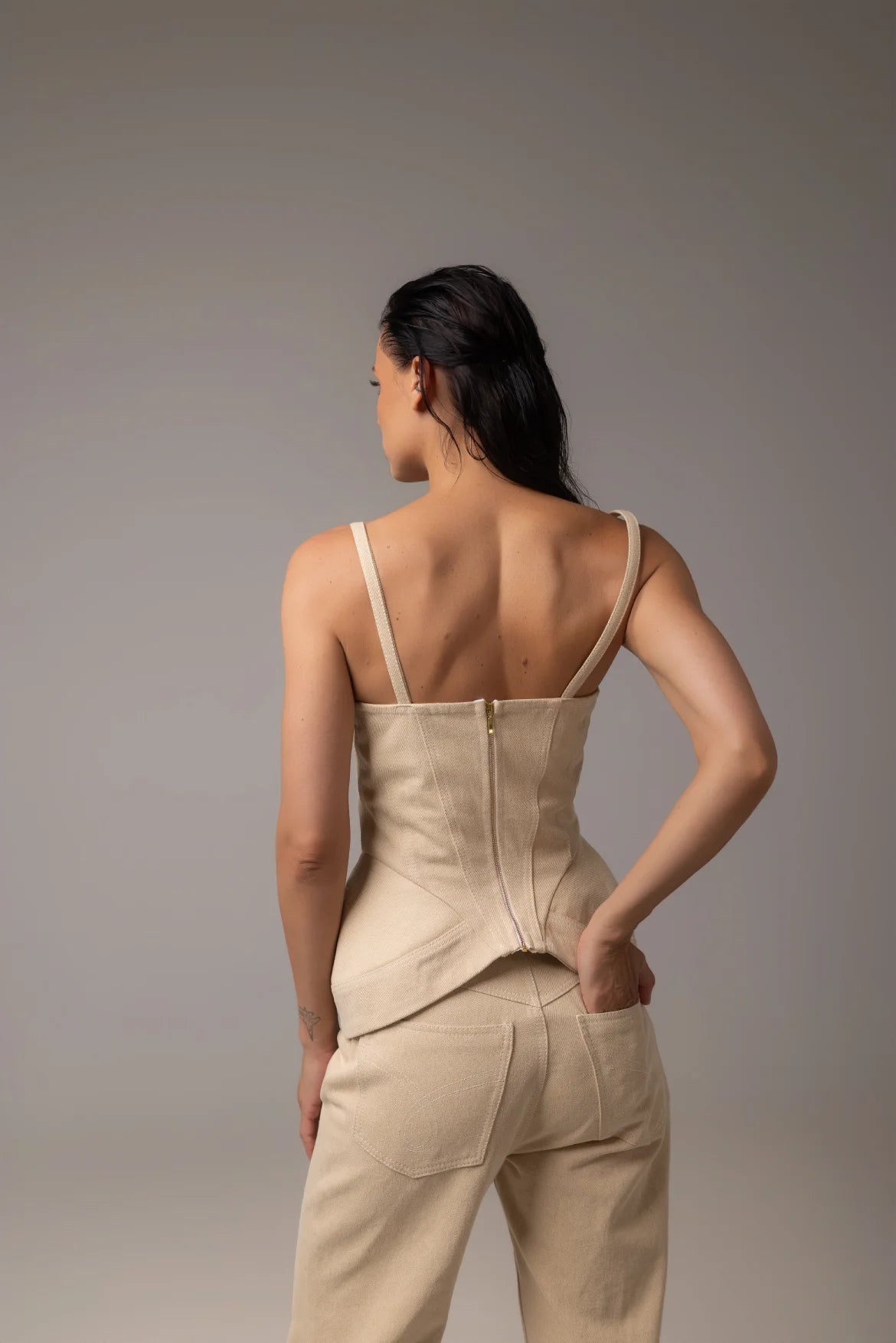 Корсет MOON з деніму — Bustier Brand