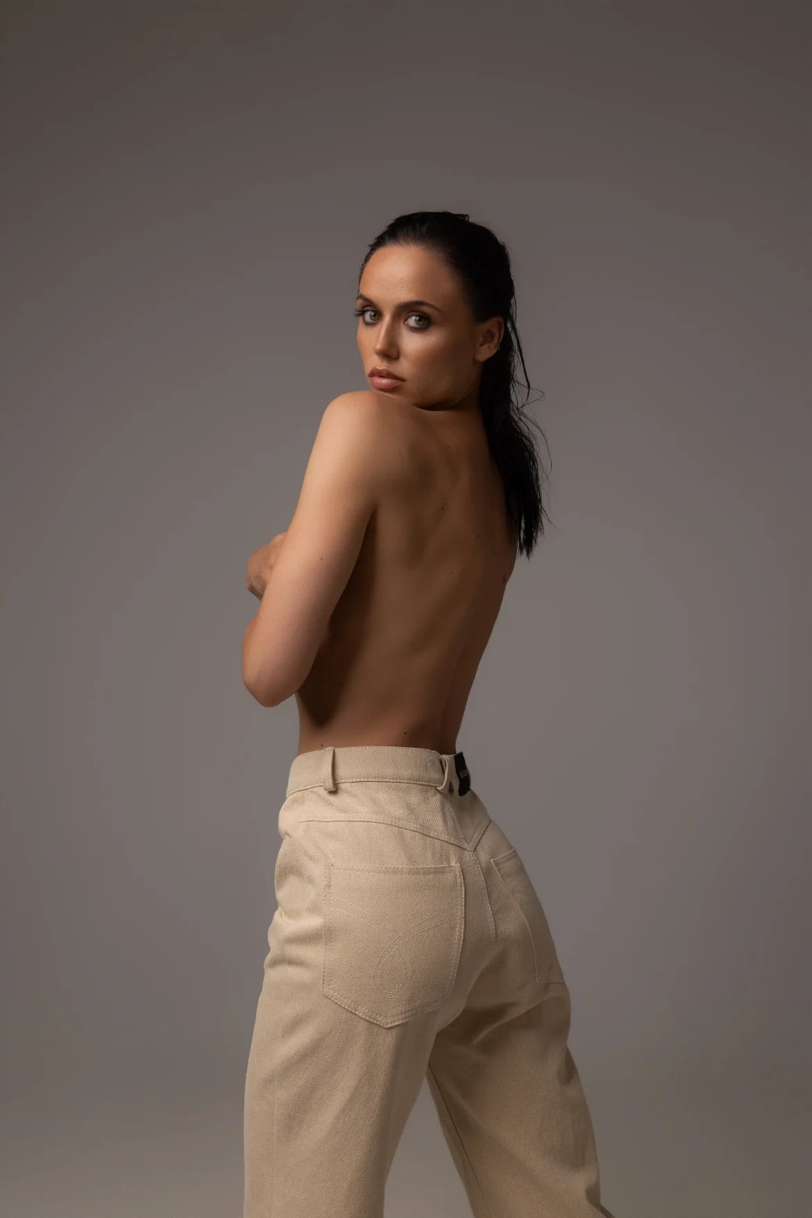 Джинси MOON з середньою посадкою — Bustier Brand