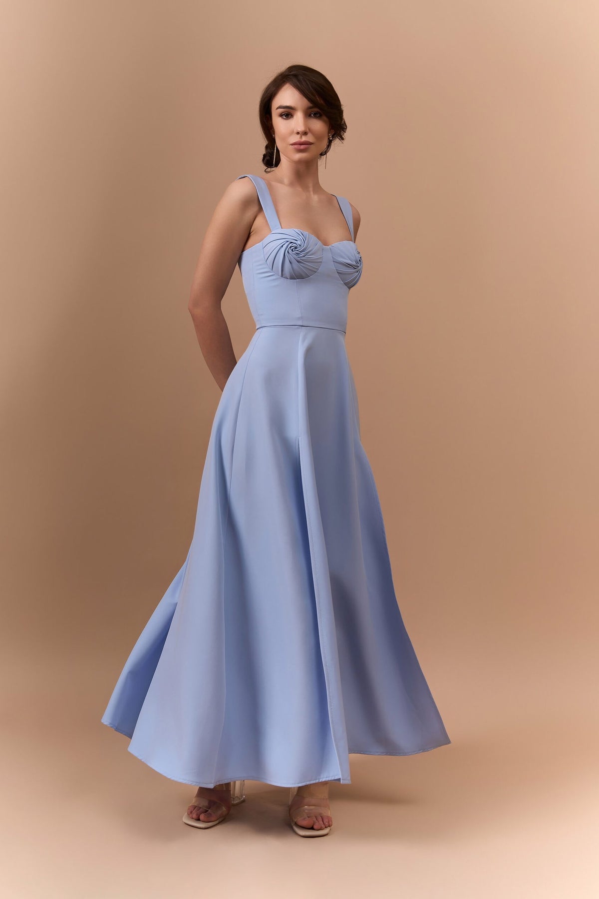 Корсетна сукня ROSE LIGHT максі — Bustier Brand