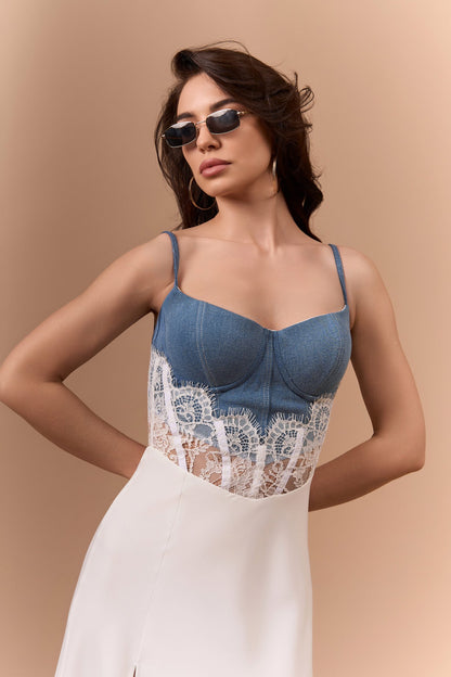 Корсетна сукня EVA максі — Bustier Brand
