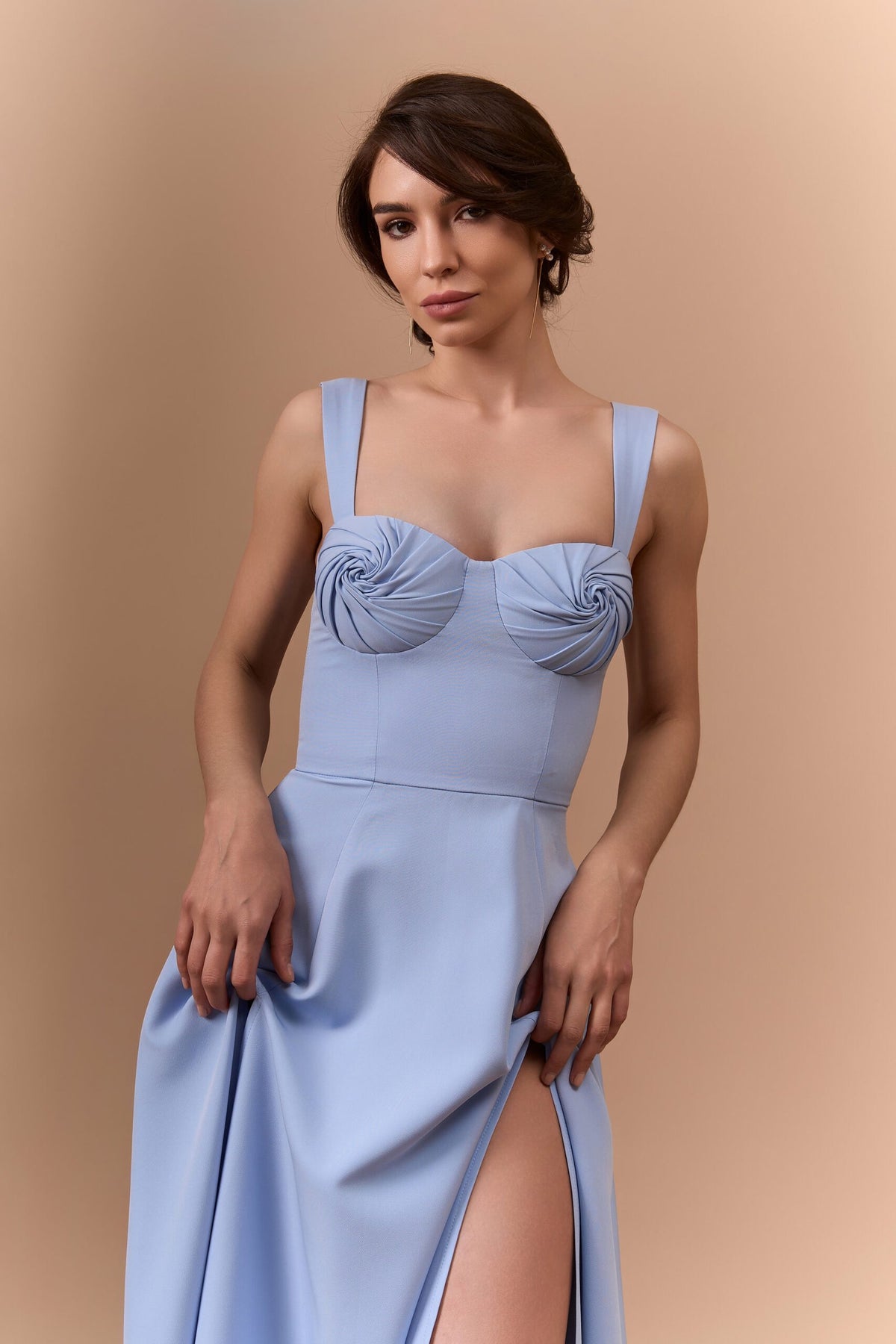 Корсетна сукня ROSE LIGHT максі — Bustier Brand