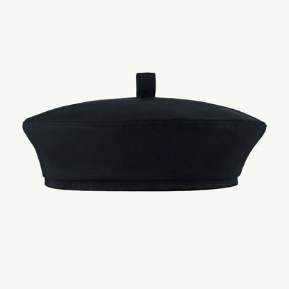 Black suit beret