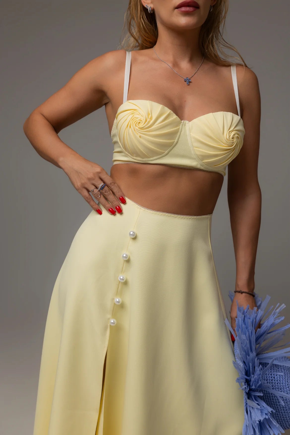 Ліф Rose з драпірованими чашками у формі троянд — Bustier Brand