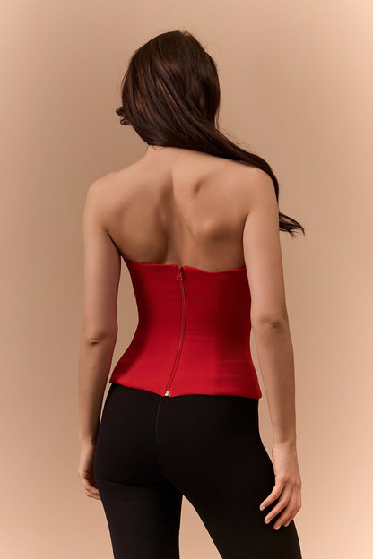 Корсет ANGELICA із гладкої щільної тканини — Bustier Brand