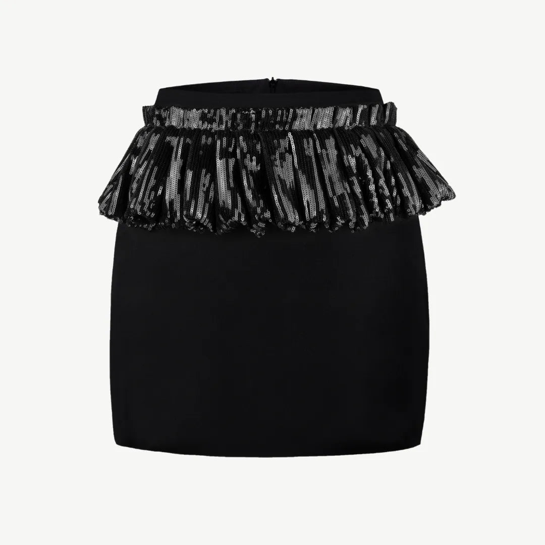 Sequin mini skirt