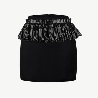 Sequin mini skirt