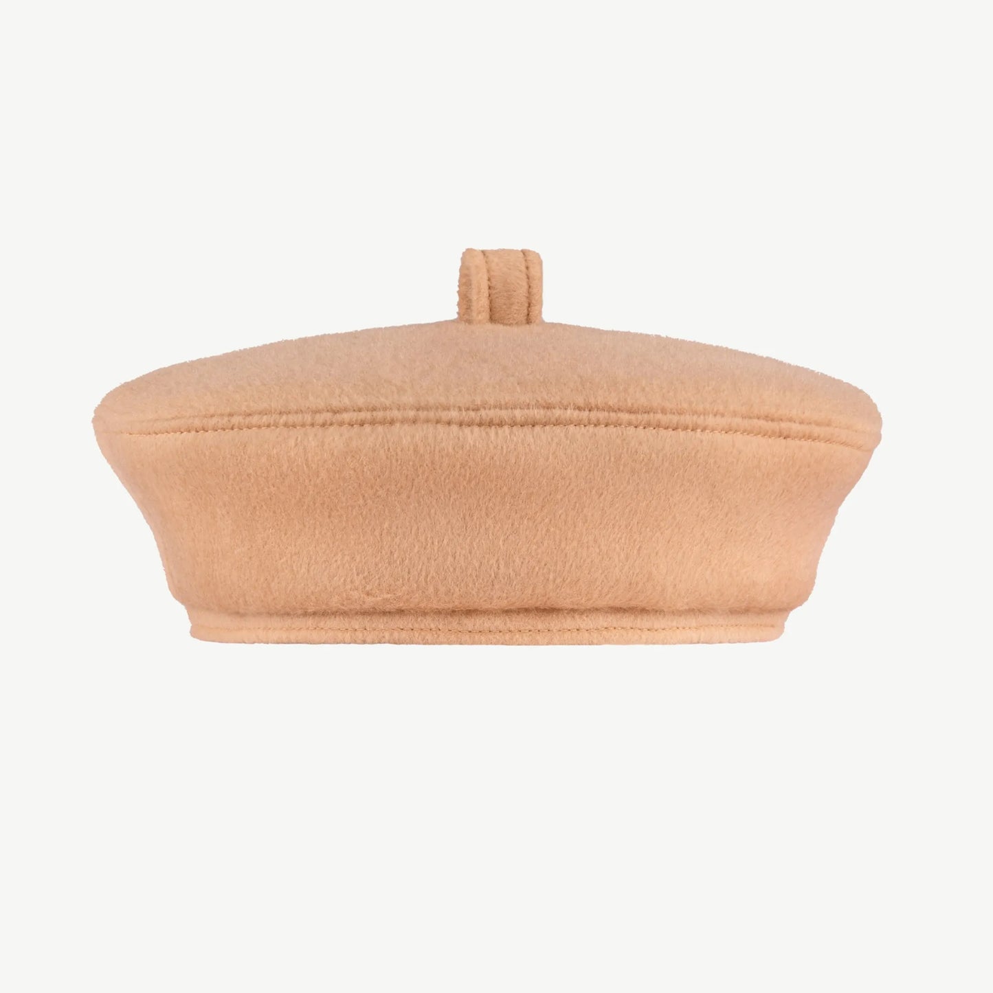Classic beige cashmere beret