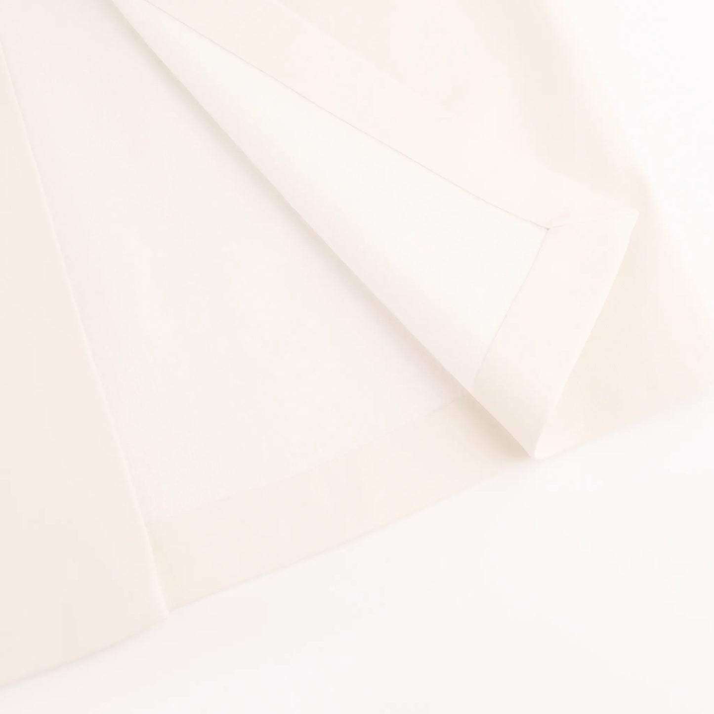 Ivory smooth leather midi skirt