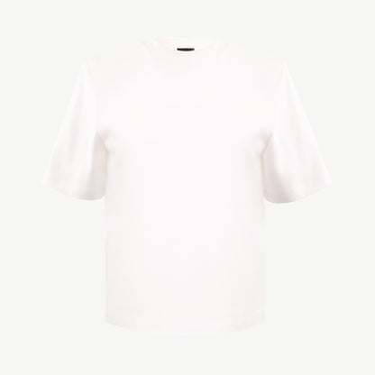 Cotton ivory T-shirt