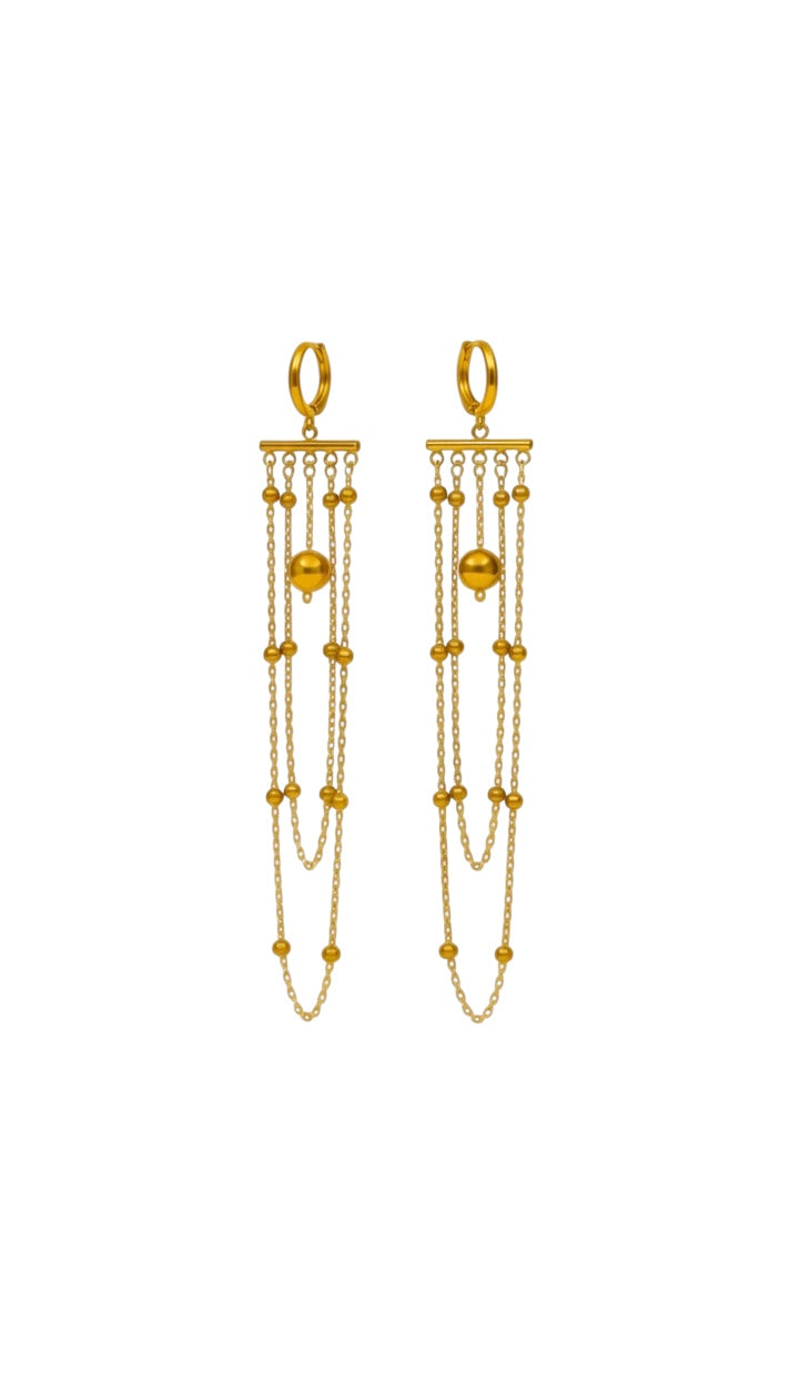 Сережки “Space” gold