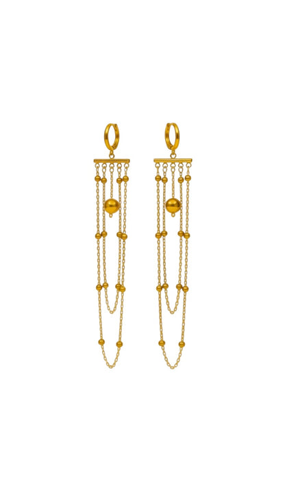 Сережки “Space” gold