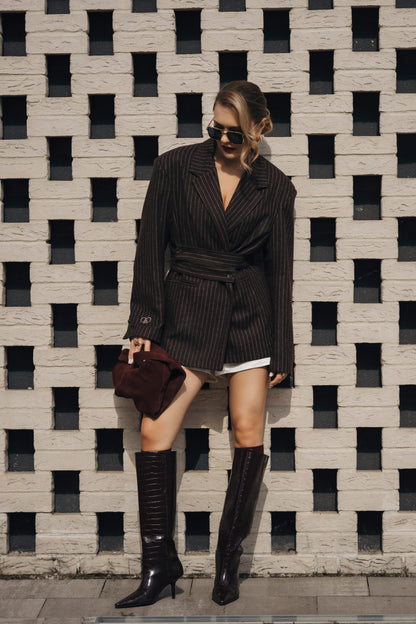Follow your Art Transformer Jacket with Belt