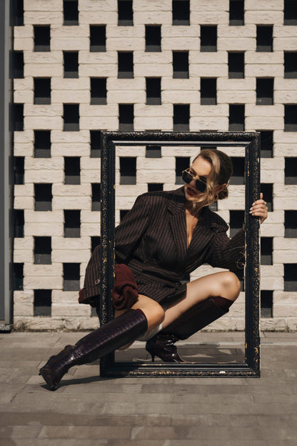 Follow your Art Transformer Jacket with Belt