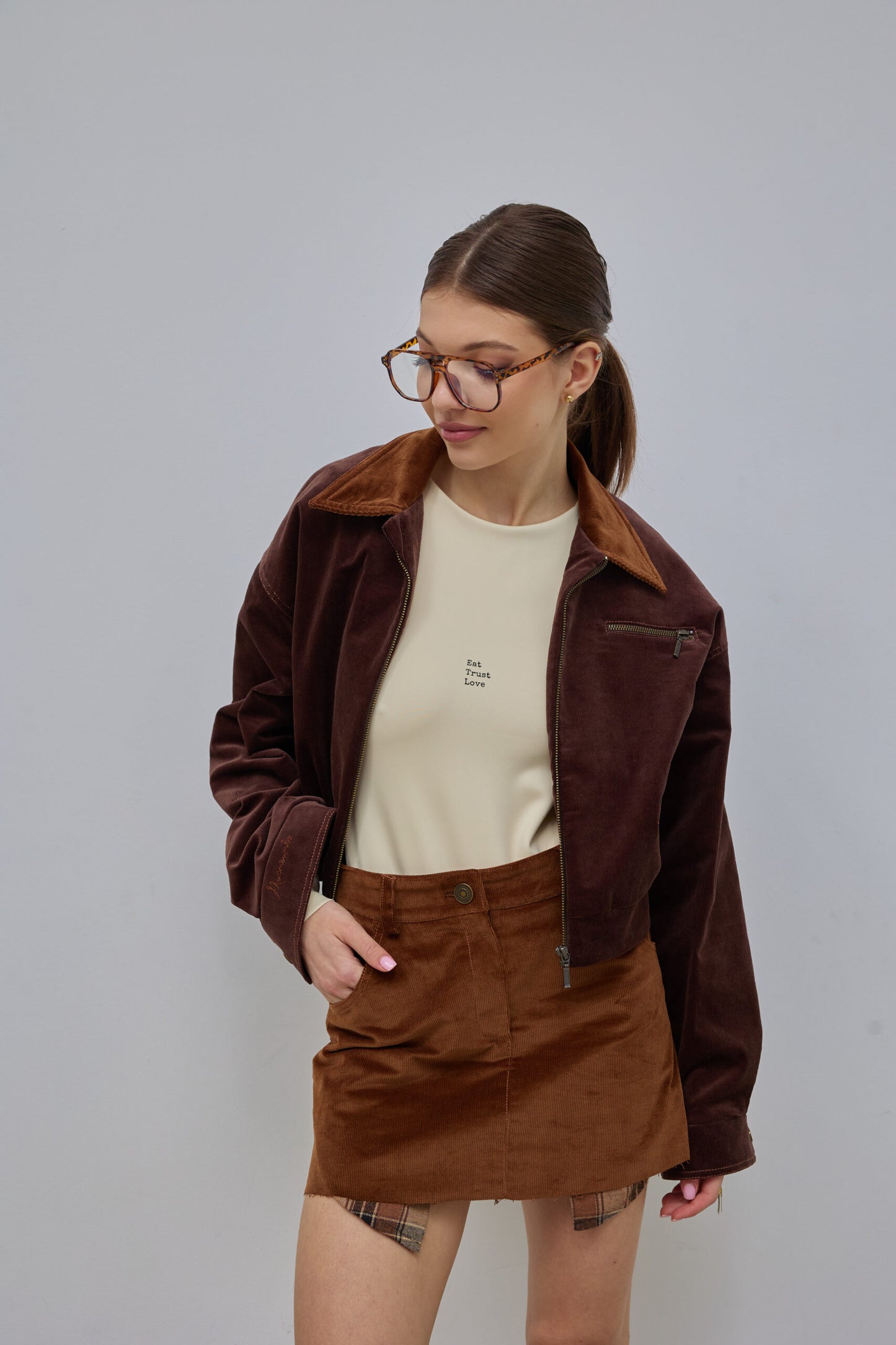 Velvet skirt