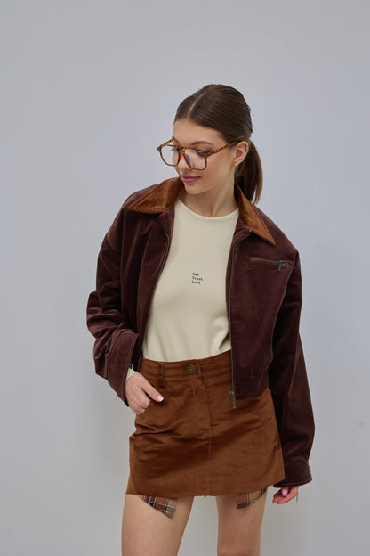 Velvet skirt
