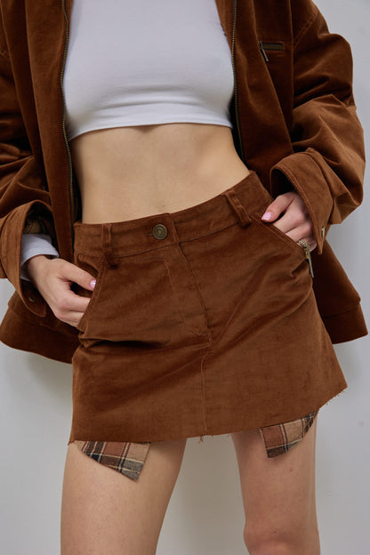 Velvet skirt