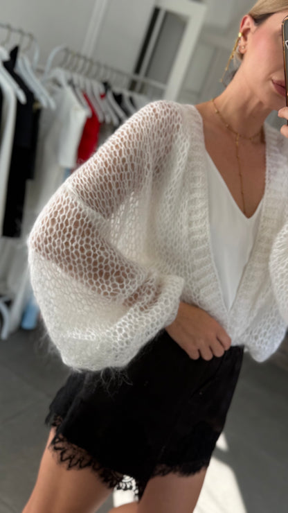 Airy Mohair Cardigan