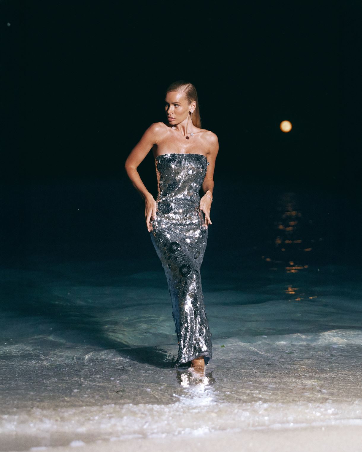 SEQUINS DRESS “FLOWERS”