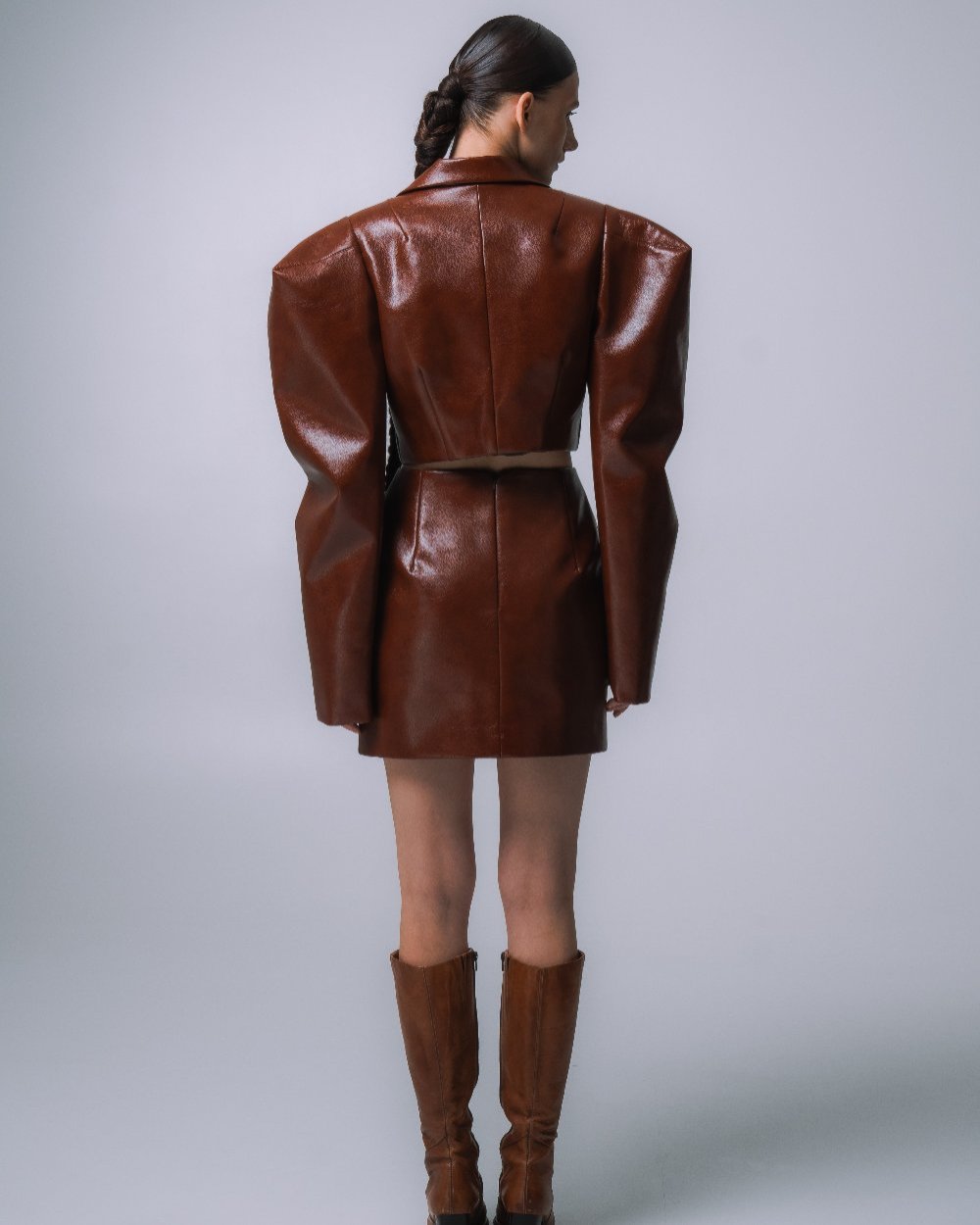 CHESTNUT MINI SKIRT