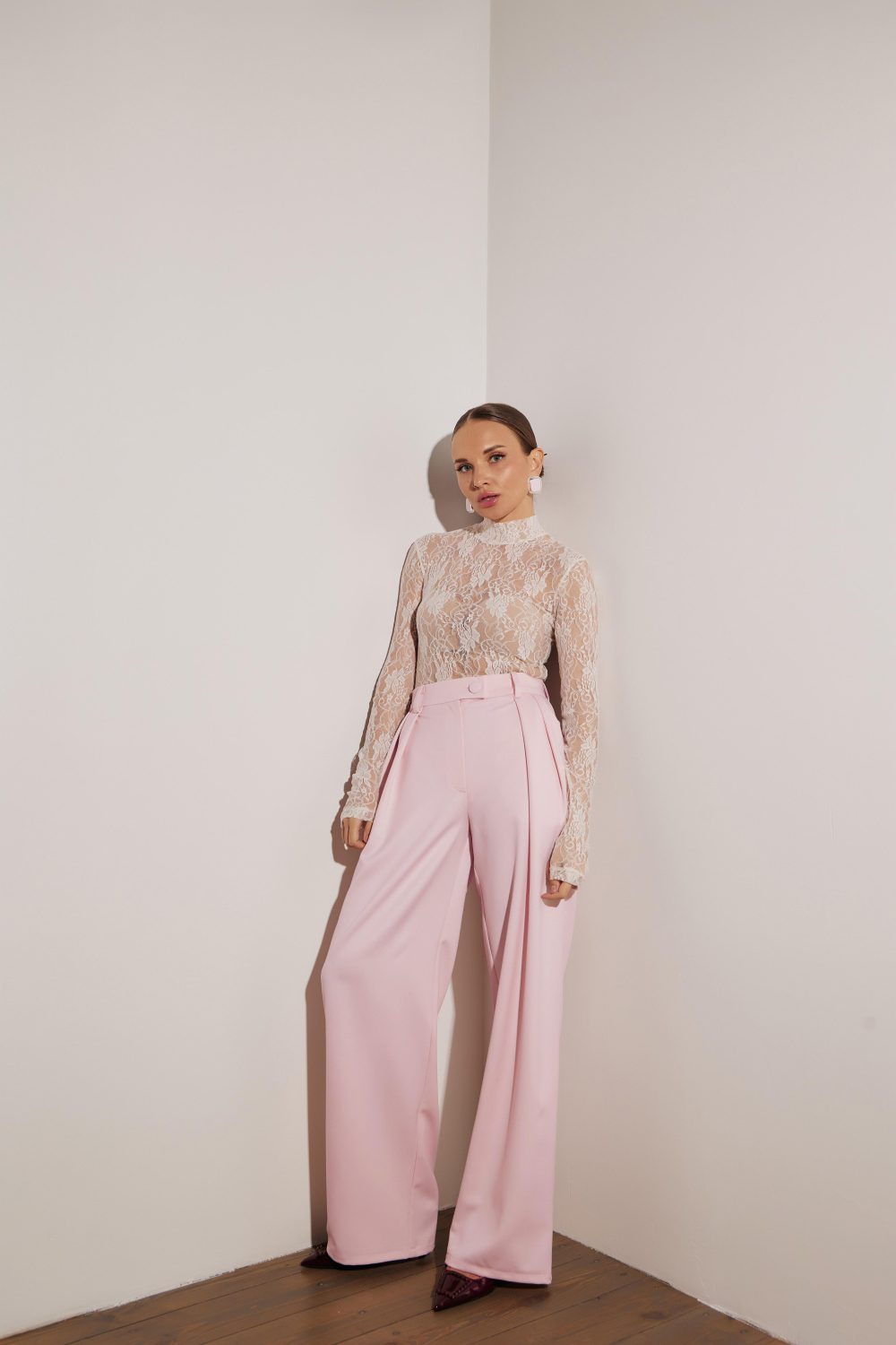 Pink trousers