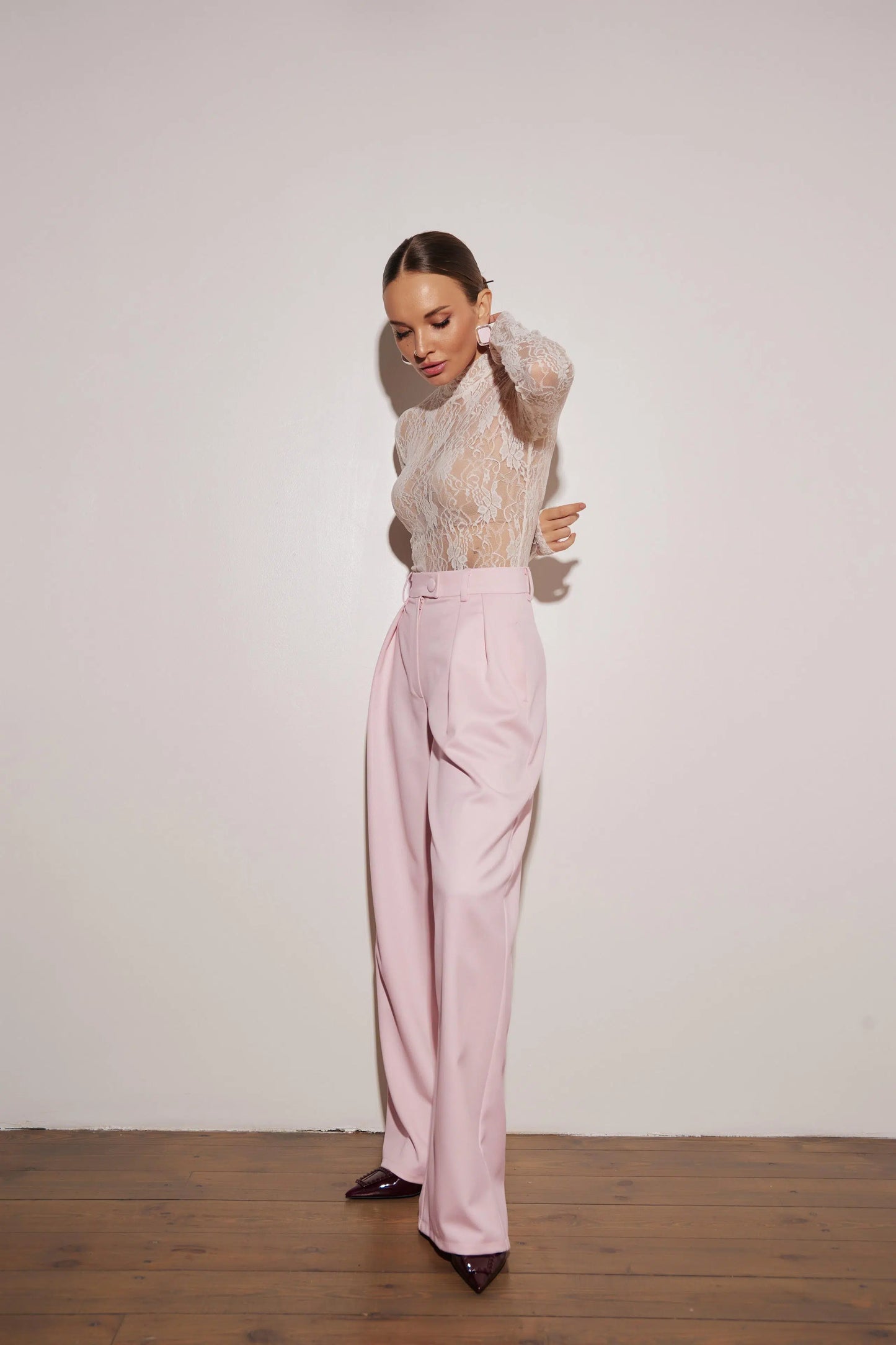 Pink trousers