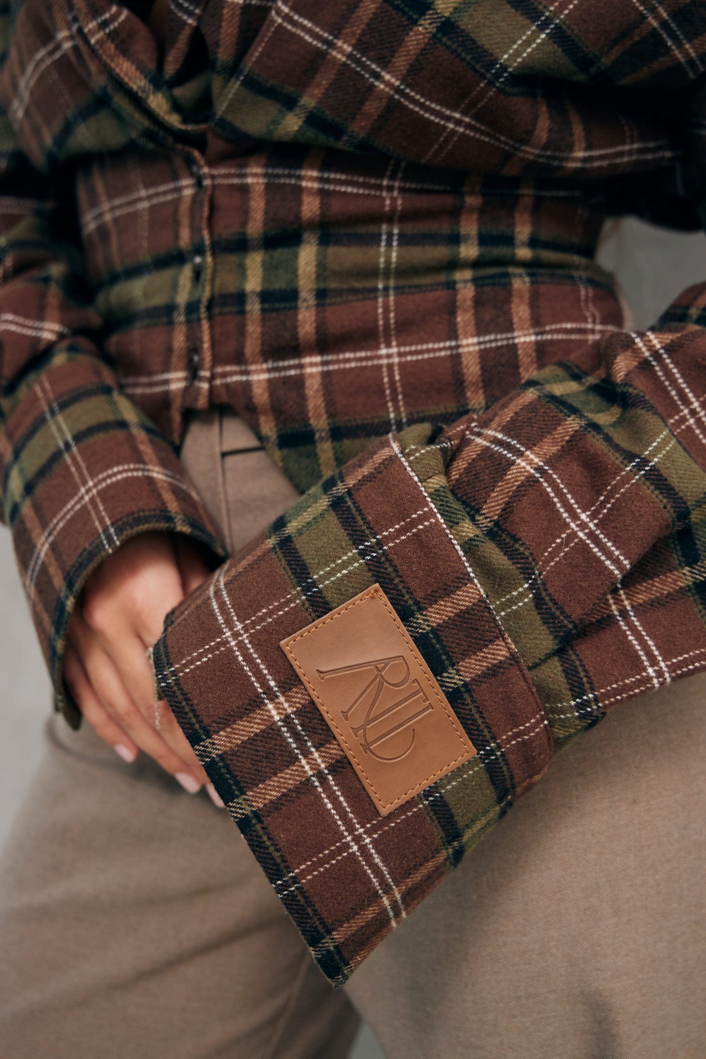 New Era of Me Plaid Shirt Green/Beige