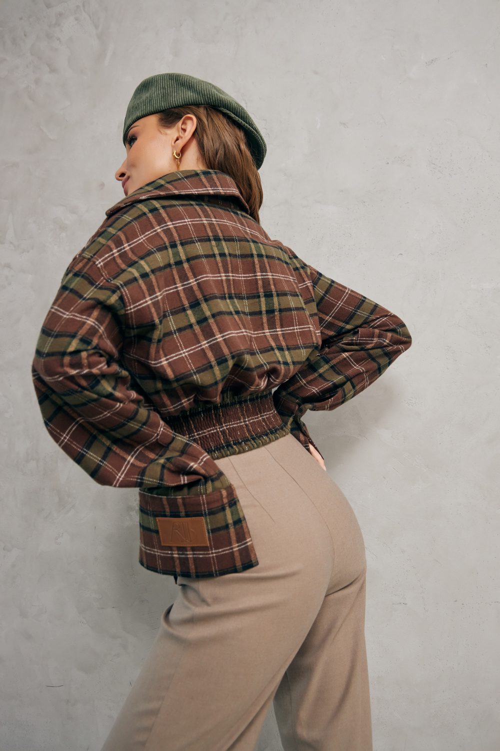New Era of Me Plaid Shirt Green/Beige