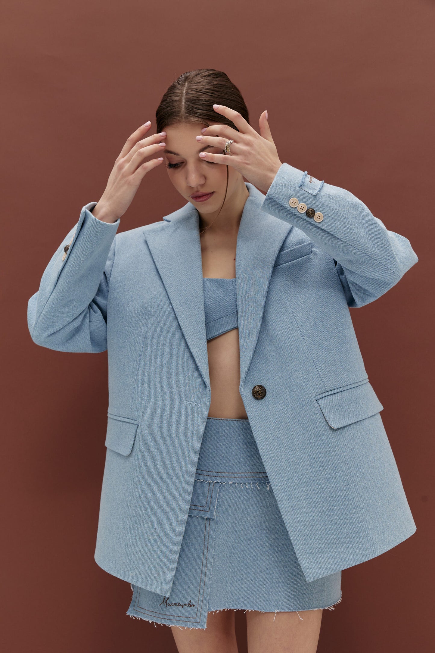 Oversize denim jacket