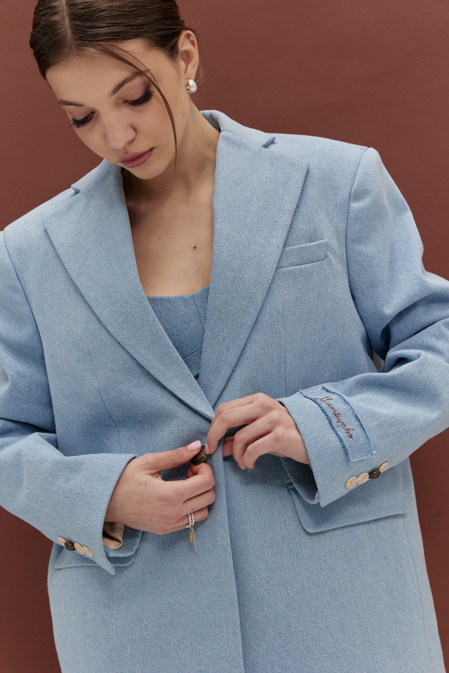 Oversize denim jacket