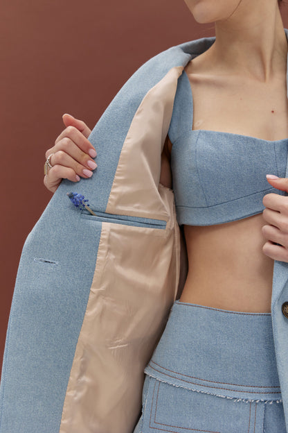 Oversize denim jacket