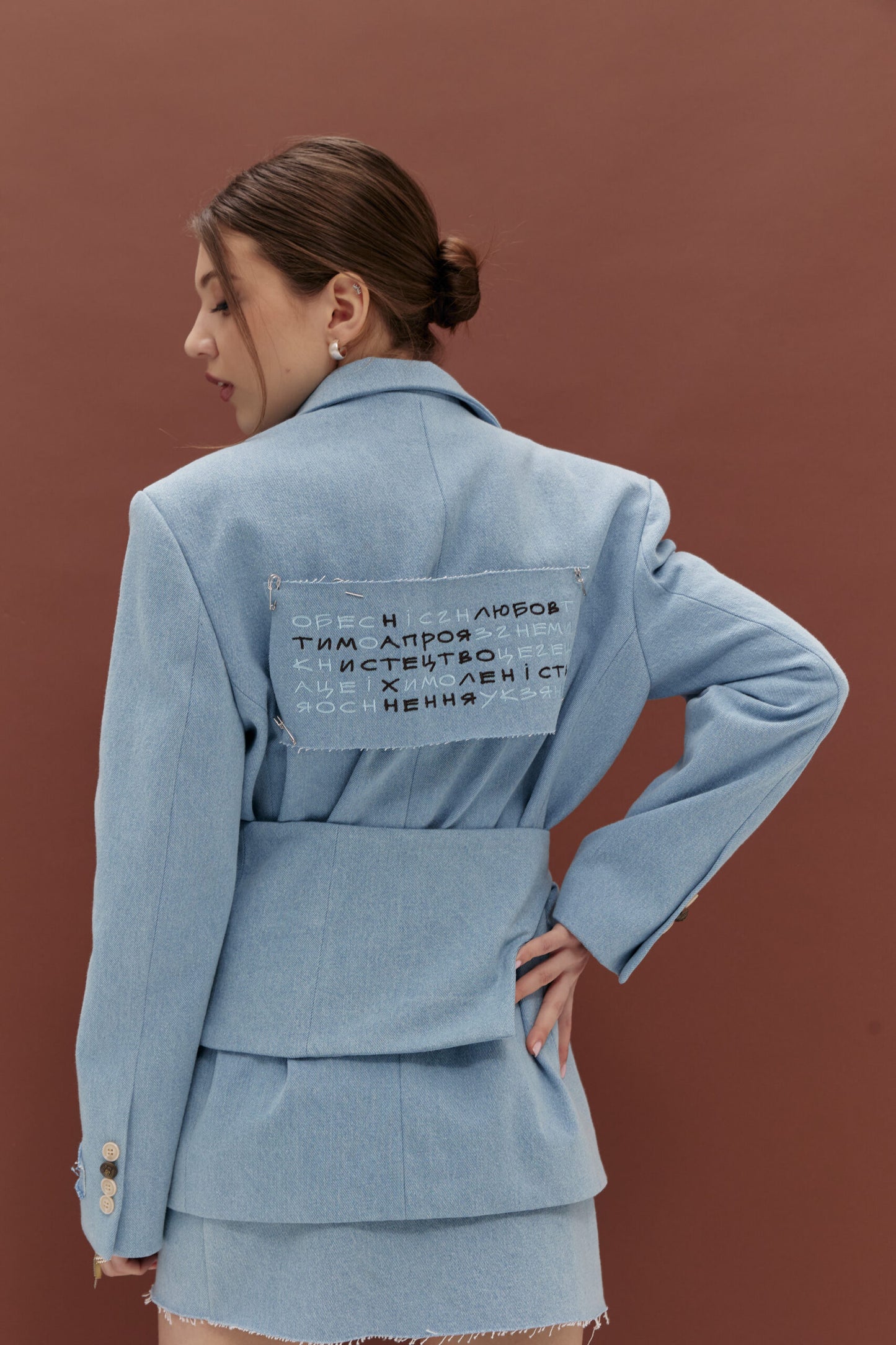 Oversize denim jacket