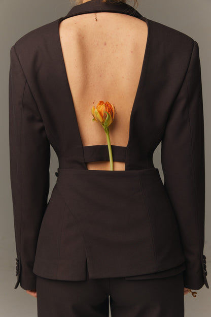 Open back jacket Art