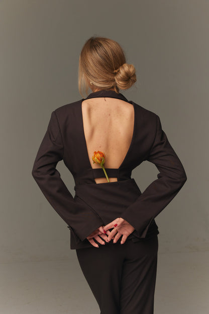 Open back jacket Art