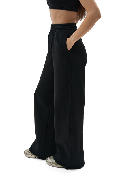 Утеплені спортивні штани — Чорний