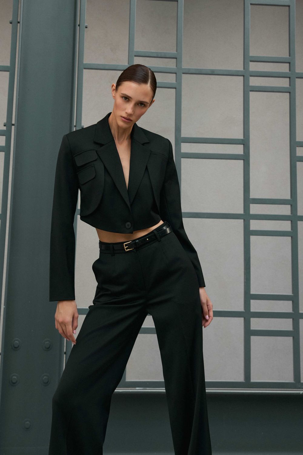 Classic wool trousers
