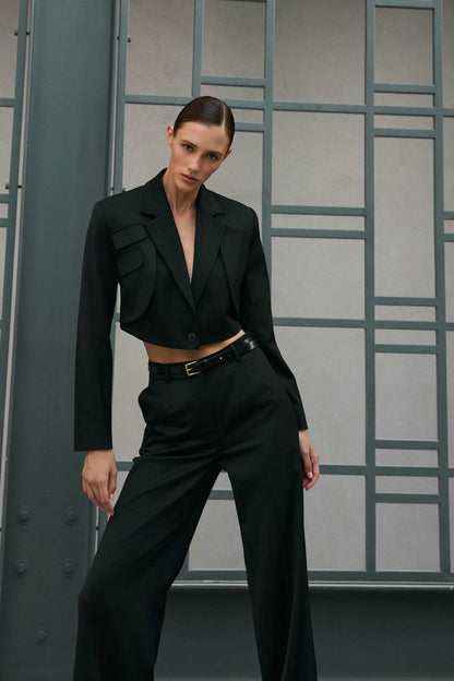 Classic wool trousers