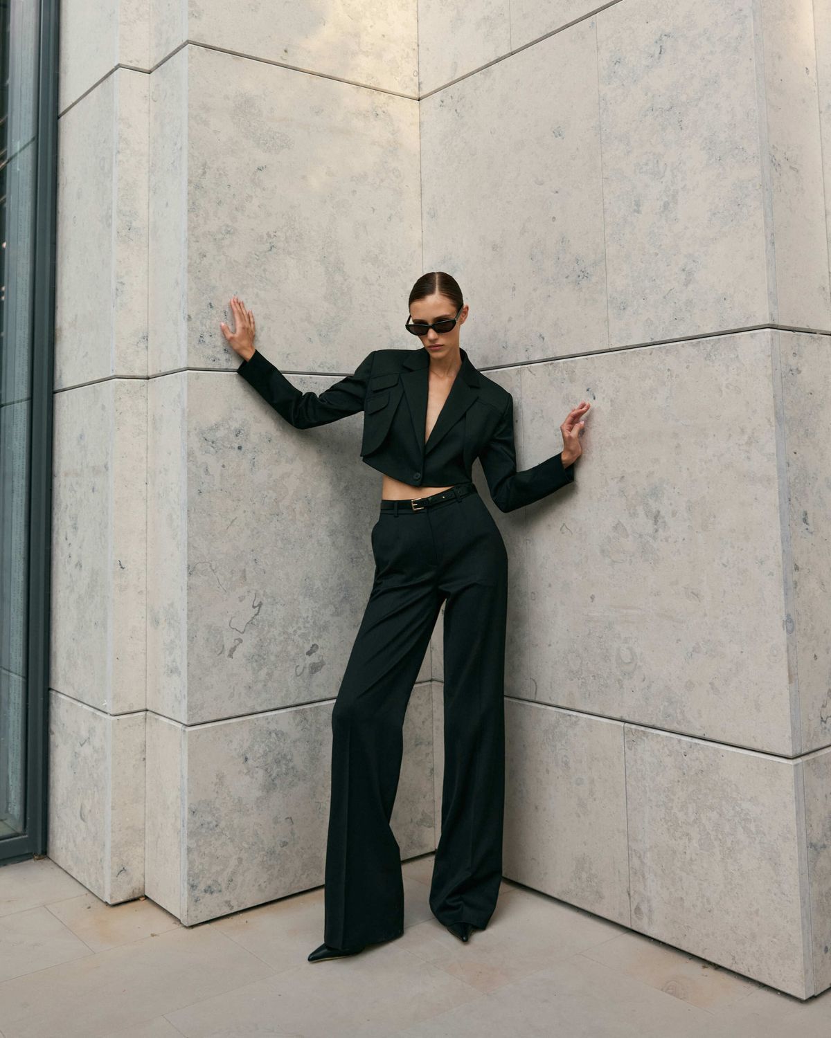 Classic wool trousers