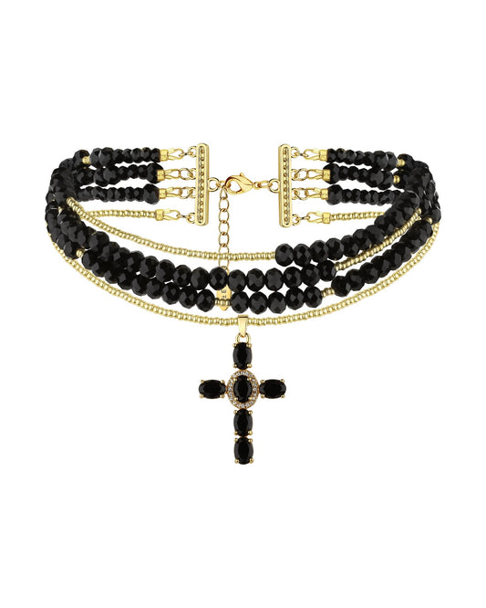 DIAMOND CROSS necklace
