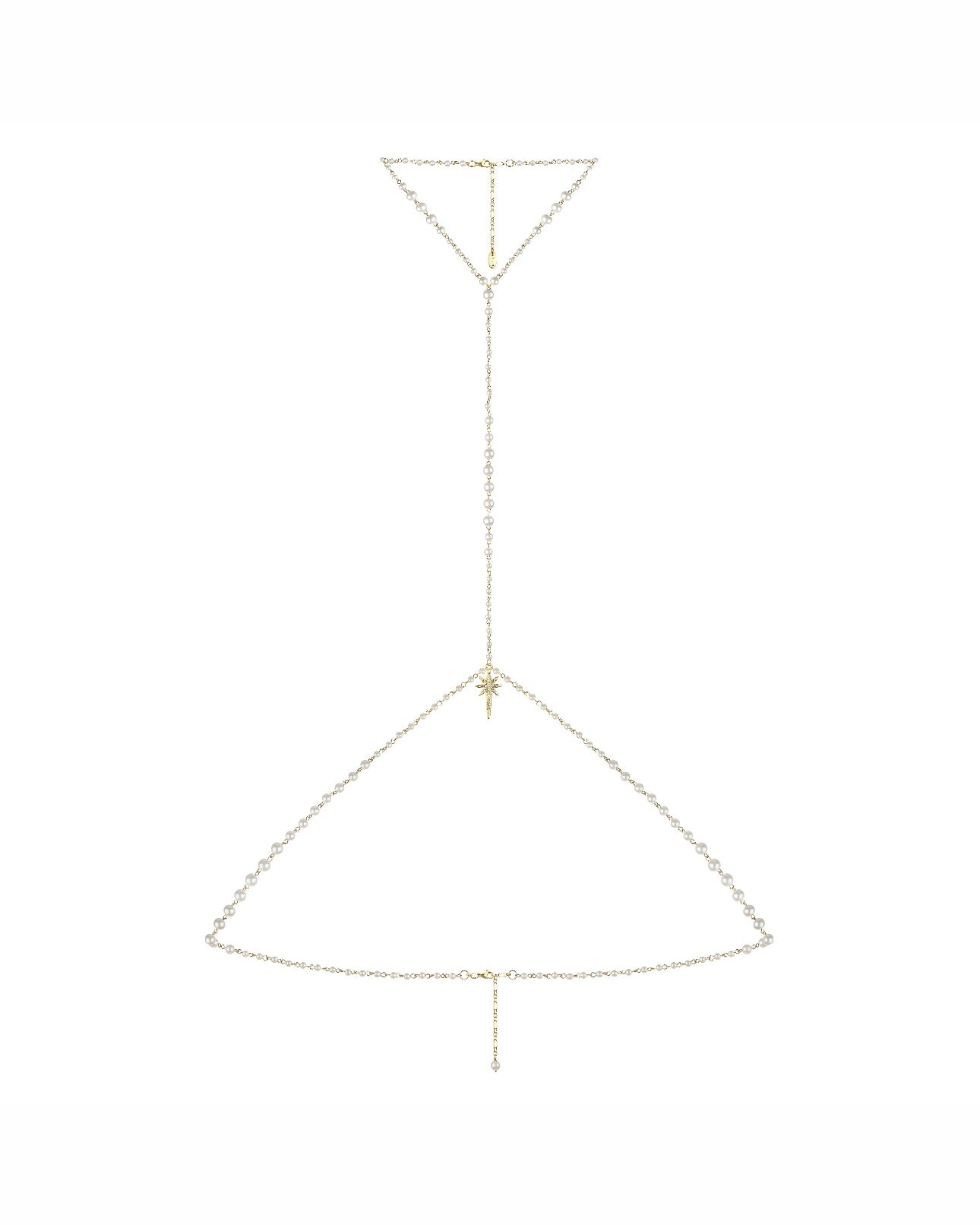 Body chain STAR golden