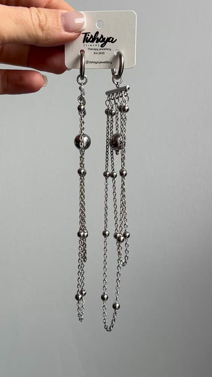Сережки «Space” silver