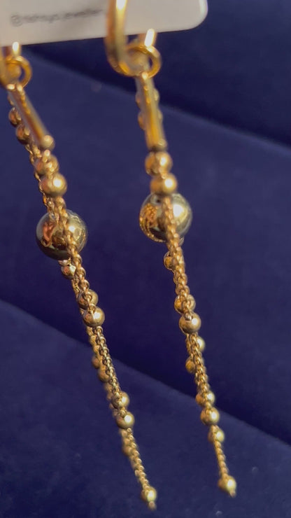 Сережки “Space” gold